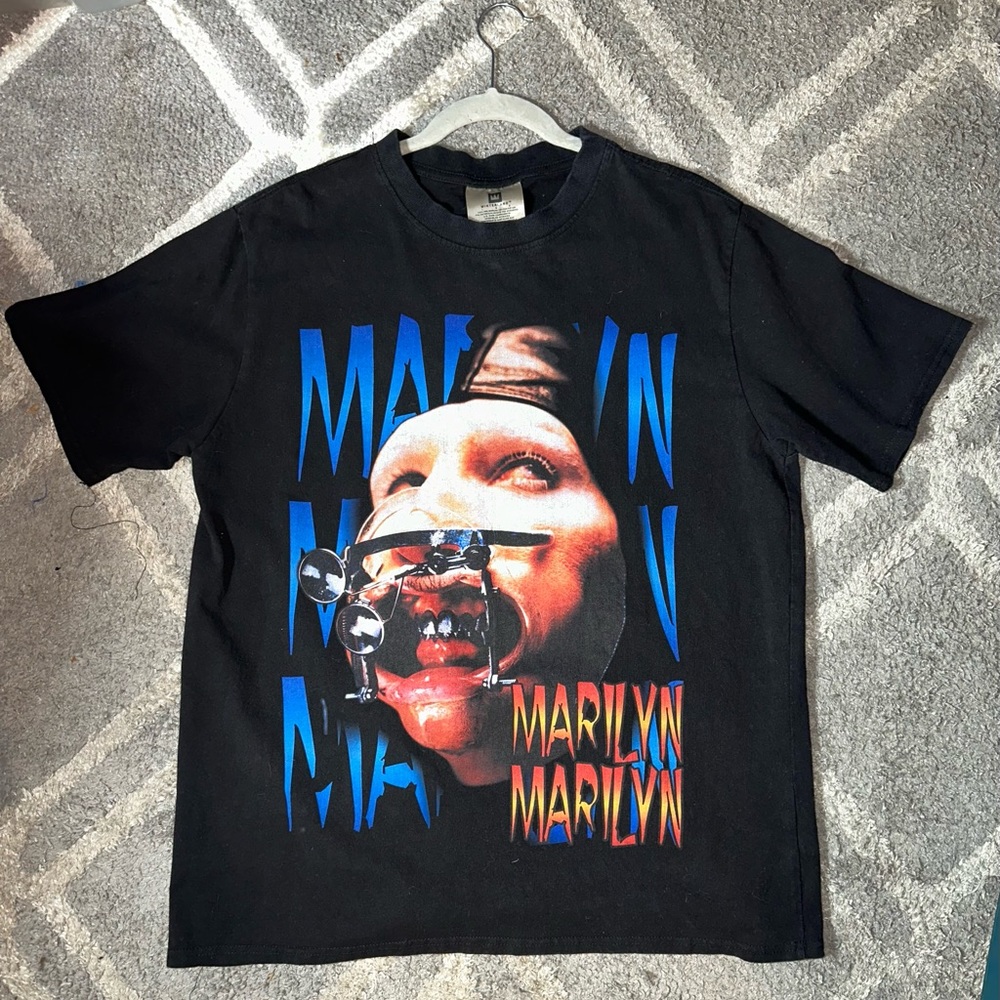 Vintage Bootleg Reprint Marylin Manson Tee
